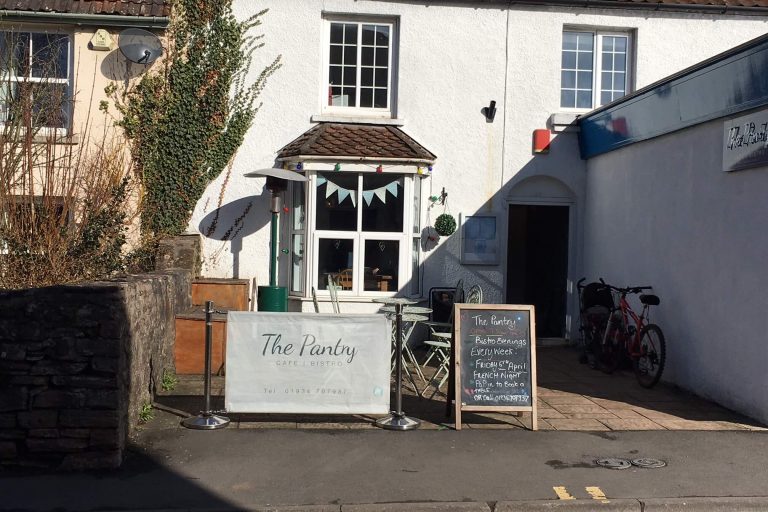 The Pantry Tea Shop In Winscombe just 2 miles from Home Farm Cottages in North Somerset